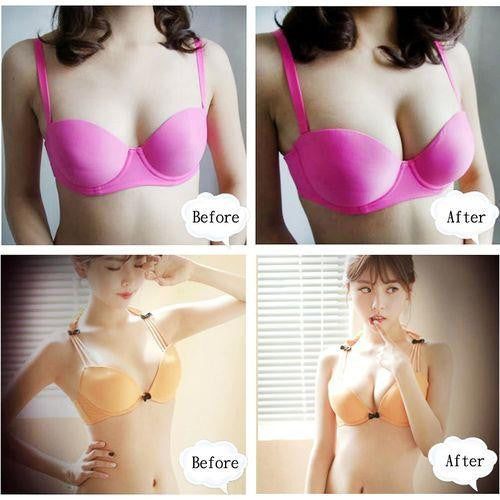 Zelfklevende Bikini Pads Zwemkleding Zwart Beige Waterbestendig Push-Up Inlegkussens BH Cups Badmode | Sulvida