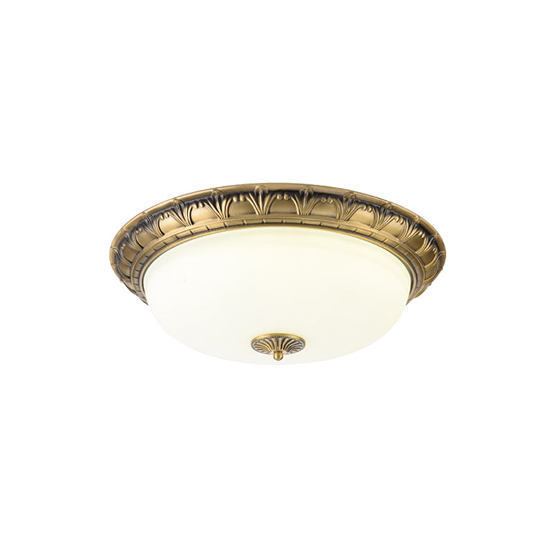 Ronde plafondlamp met glazen kap metalen armatuur LED verlichtingselement 30 40 50cm interieurverlichting | Sulvida
