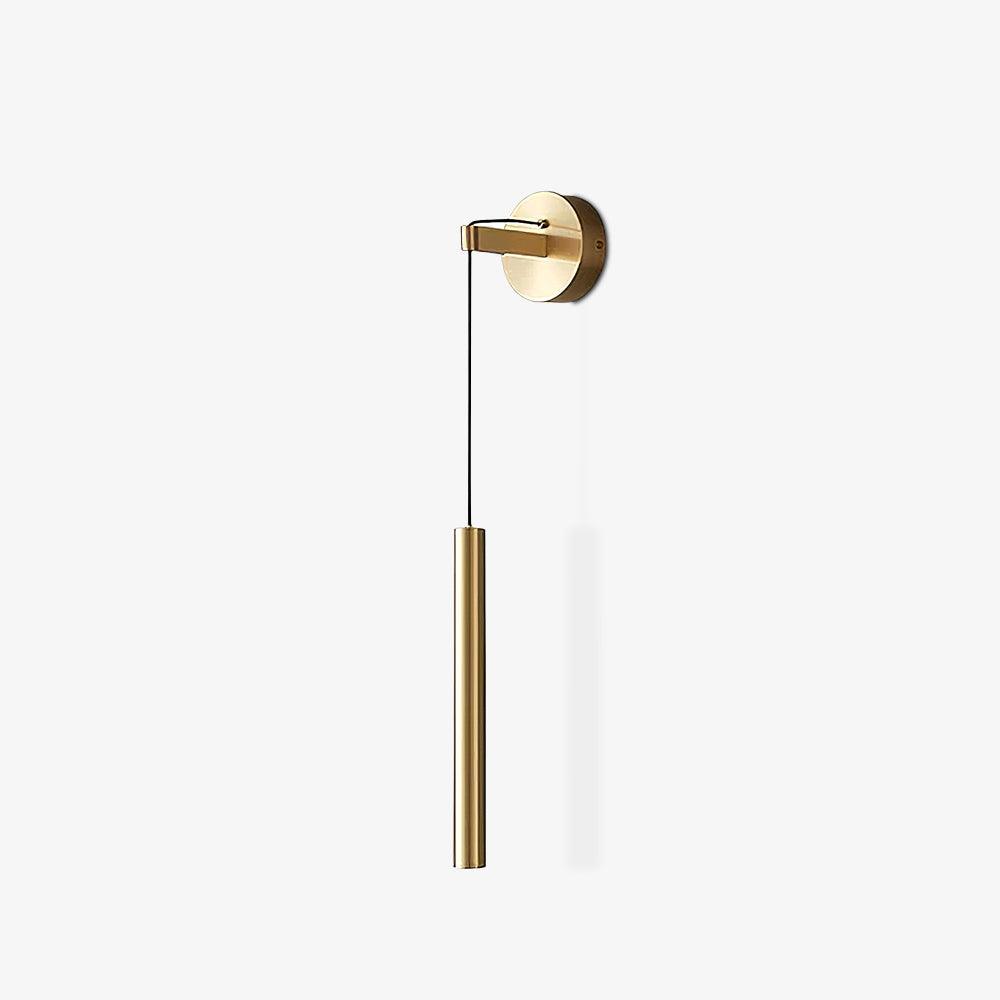 Minimalistische Wandlamp Messing of Zwart 60cm LED Geïntegreerd Strak Design Lijnverlichting Interieur | Sulvida