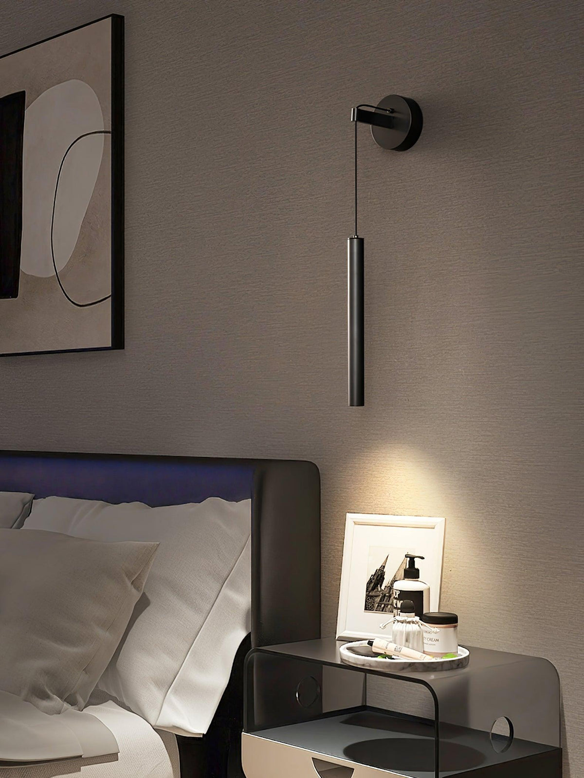 Minimalistische Wandlamp Messing of Zwart 60cm LED Geïntegreerd Strak Design Lijnverlichting Interieur | Sulvida