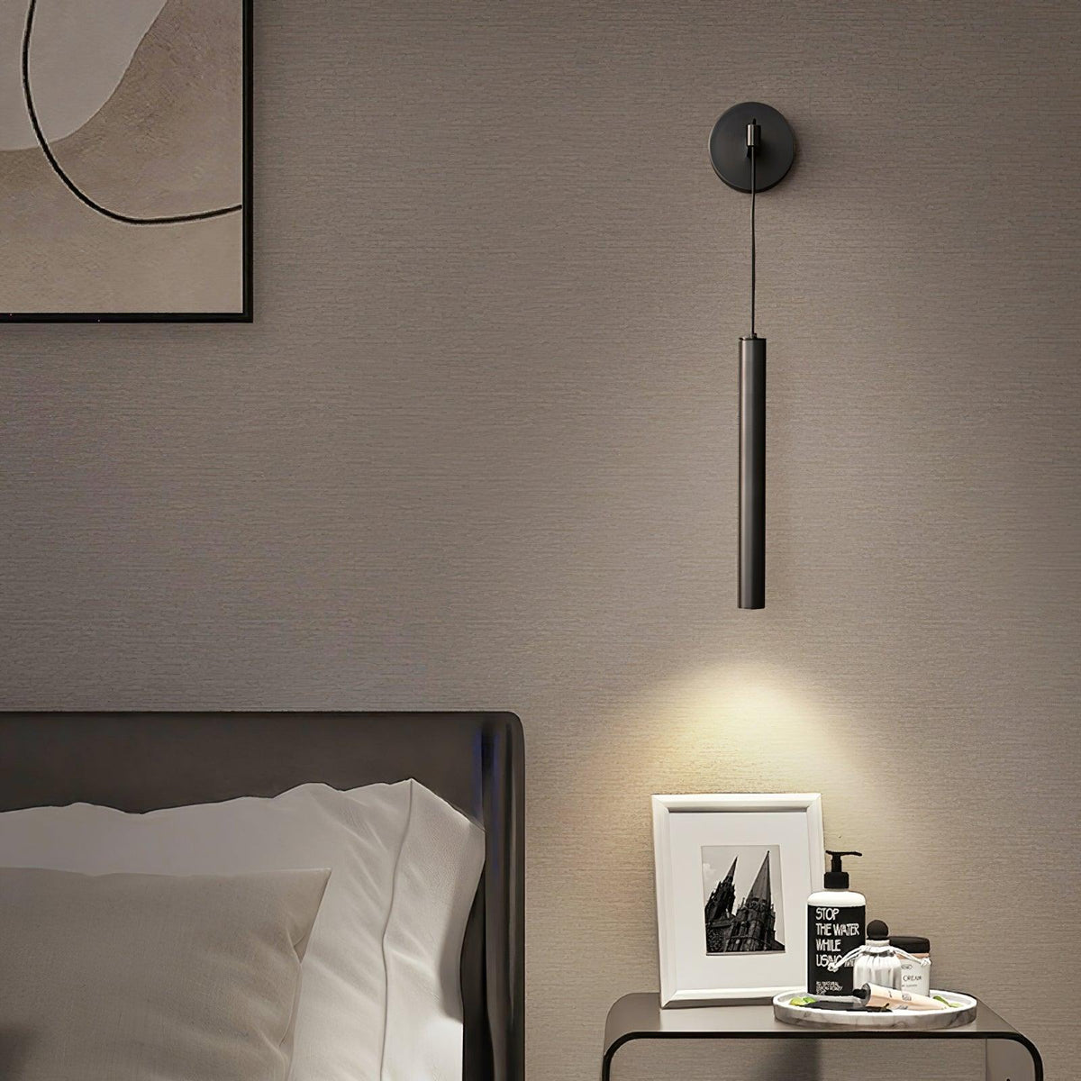 Minimalistische Wandlamp Messing of Zwart 60cm LED Geïntegreerd Strak Design Lijnverlichting Interieur | Sulvida