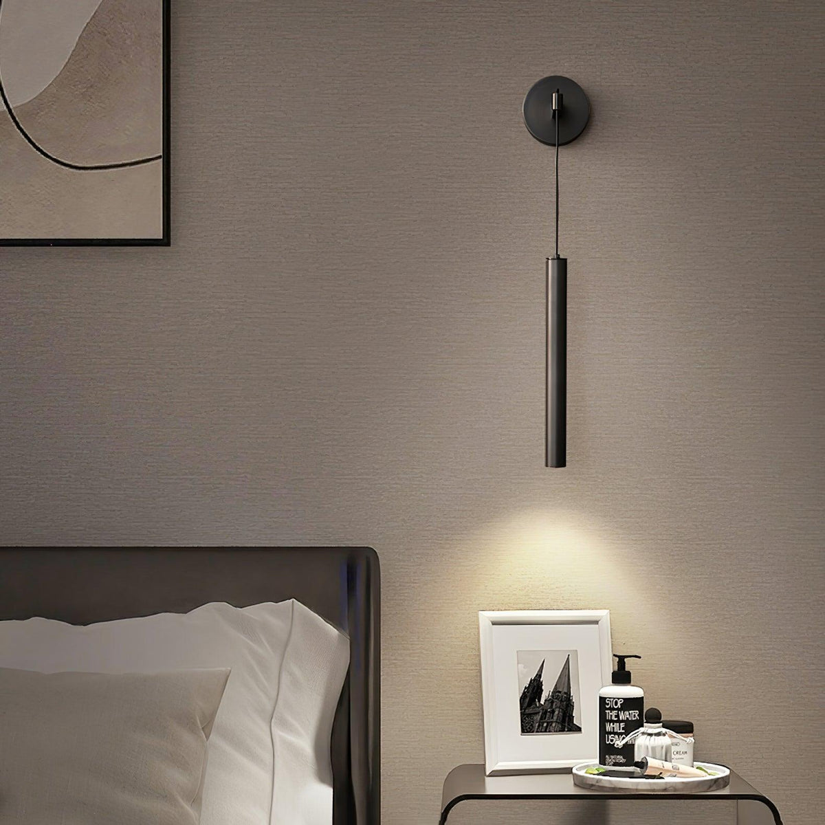 Minimalistische Wandlamp Messing of Zwart 60cm LED Geïntegreerd Strak Design Lijnverlichting Interieur | Sulvida