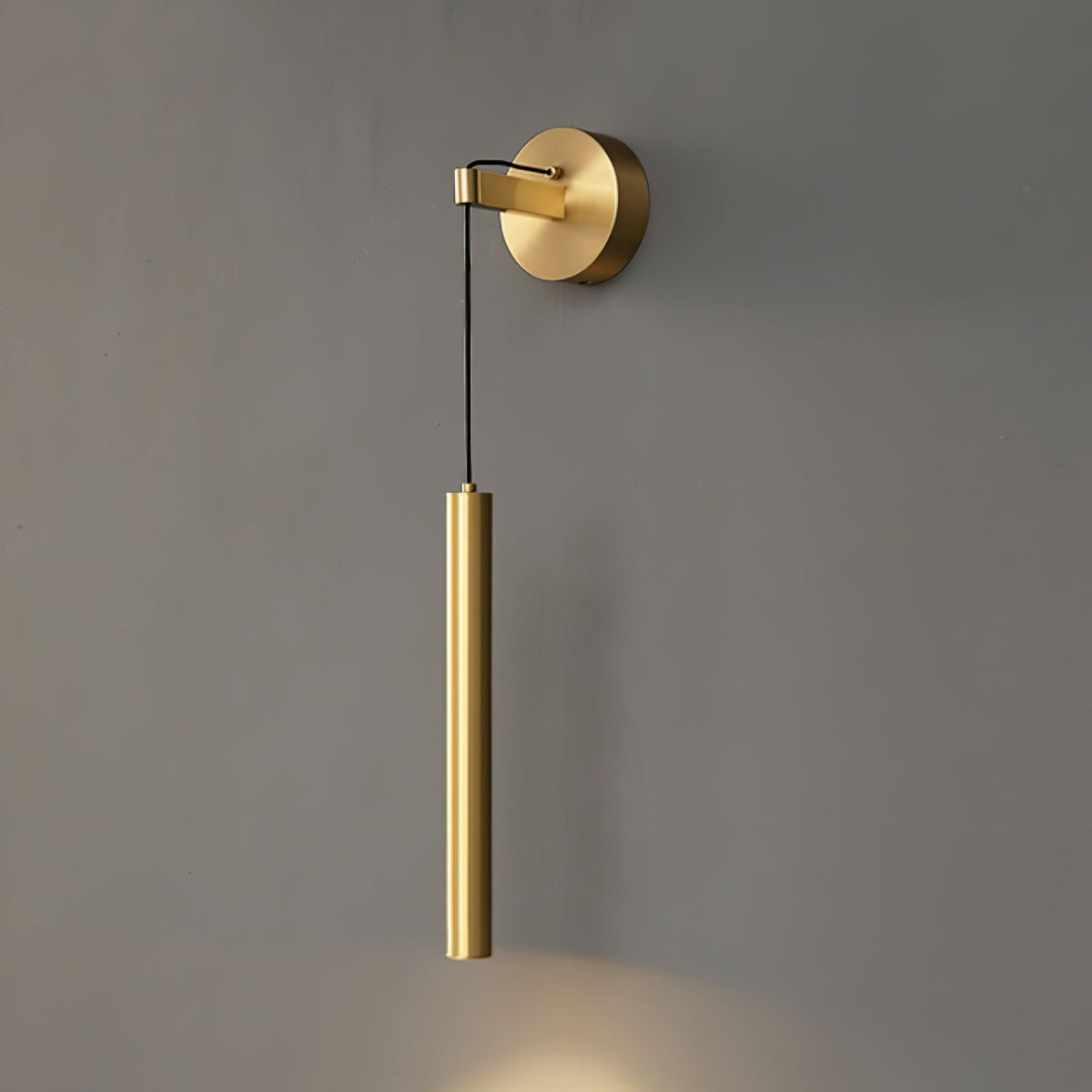 Minimalistische Wandlamp Messing of Zwart 60cm LED Geïntegreerd Strak Design Lijnverlichting Interieur | Sulvida