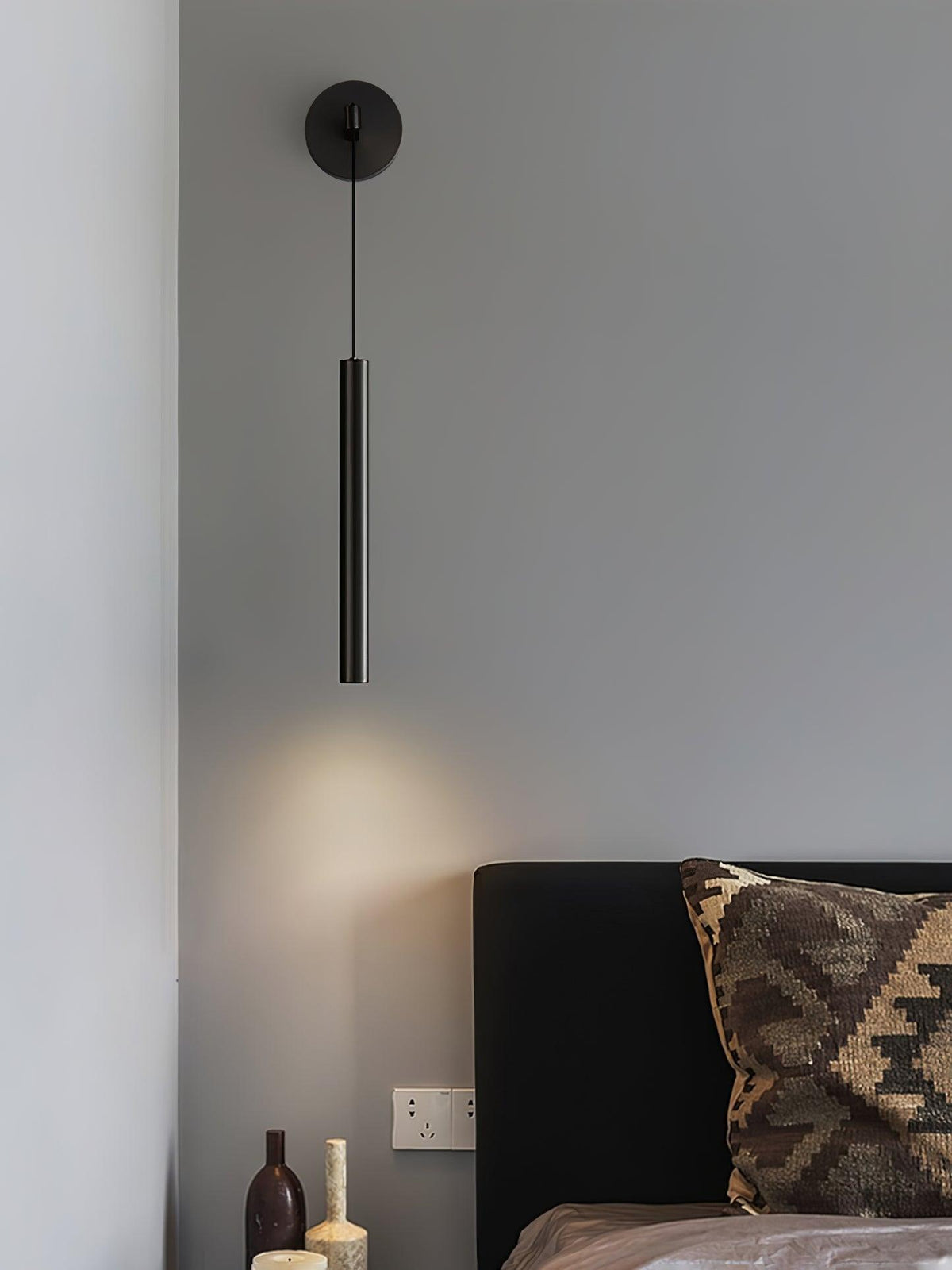 Minimalistische Wandlamp Messing of Zwart 60cm LED Geïntegreerd Strak Design Lijnverlichting Interieur | Sulvida