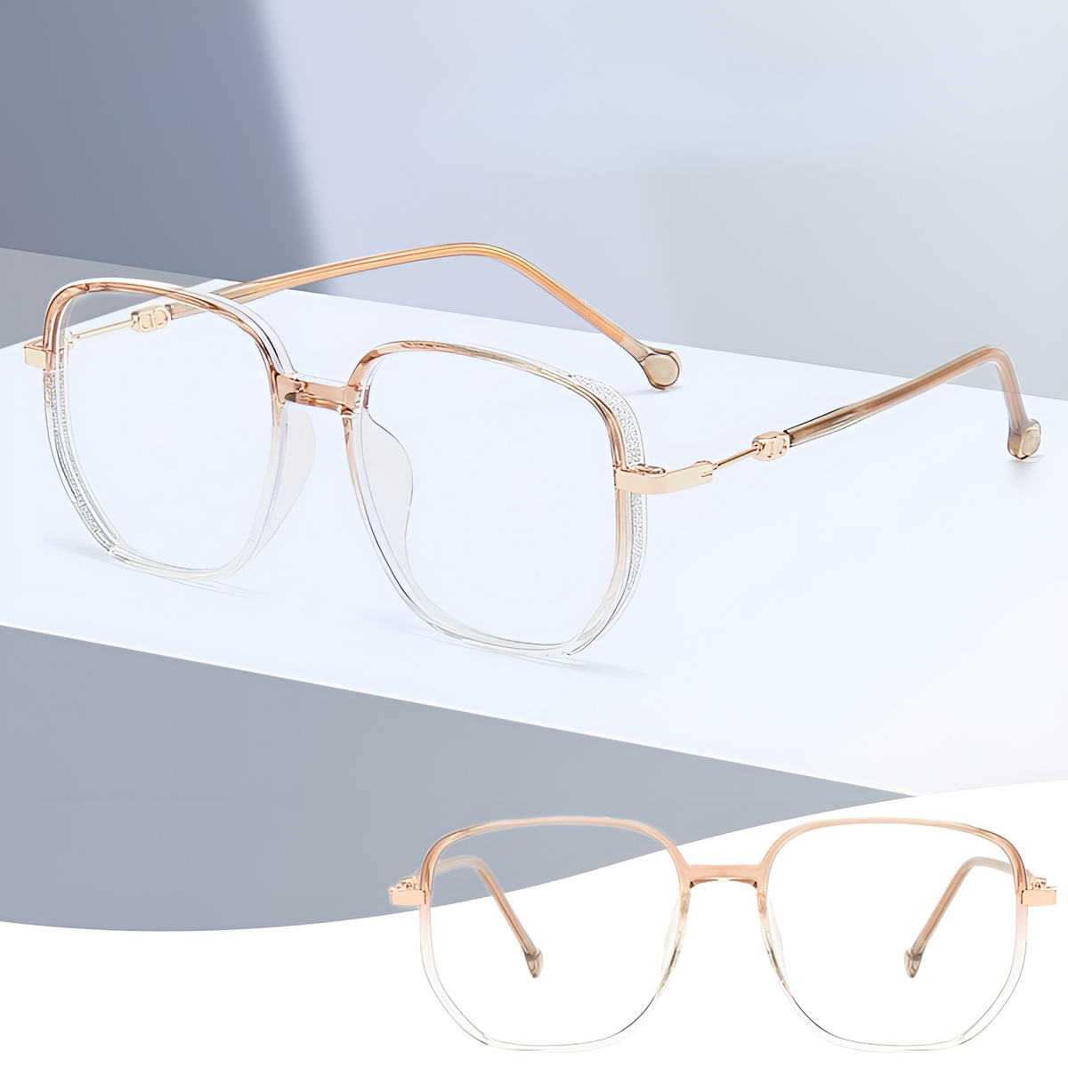 Lunettes de lecture multifocales avec filtre anti-lumière bleue et protection UV pour une vision claire à toutes les distances et un confort au quotidien | Sulvida