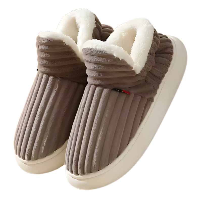 Teddy Pantoffels Pluche Slippers Dames Heren – Extra Zachte Indoor Huisschoenen Winter – Antislip Memory Foam Schuim Zool – Unisex – Maat 36-47 | Sulvida
