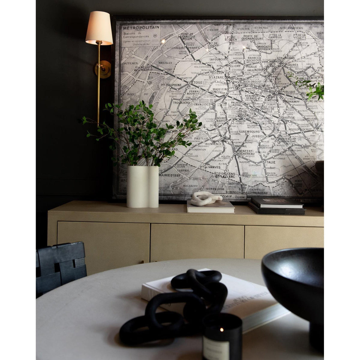 Wandlamp Messing met Stoffen Kap - Modern Minimalistisch Design - 1 of 2 Lichtpunten - Lampenfitting E27 | Sulvida