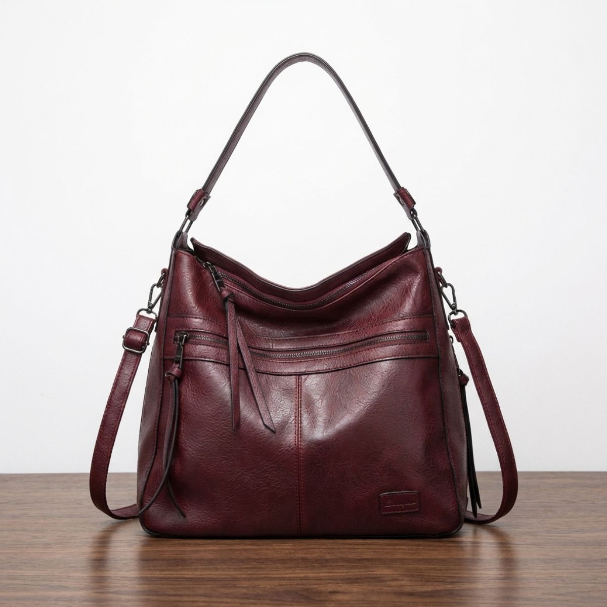 Luxe Schoudertas Echt Leer Dames Crossbody Magnetische Sluiting Verstelbare Riem Elegant Stijlvol Dagelijks | Sulvida