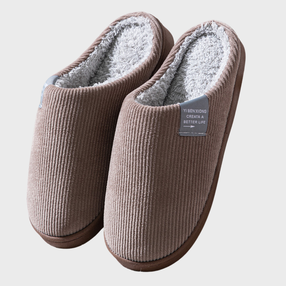 Zachte Warmgevoerde Pantoffels Huisschoenen Comfortabel Winter Instapmodel Antislip Binnenschoenen Sloffen | Sulvida