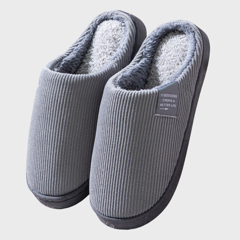 Zachte Warmgevoerde Pantoffels Huisschoenen Comfortabel Winter Instapmodel Antislip Binnenschoenen Sloffen | Sulvida