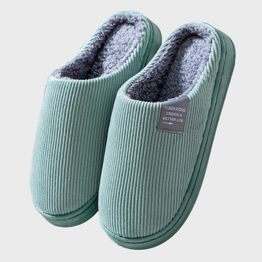 Zachte Warmgevoerde Pantoffels Huisschoenen Comfortabel Winter Instapmodel Antislip Binnenschoenen Sloffen | Sulvida