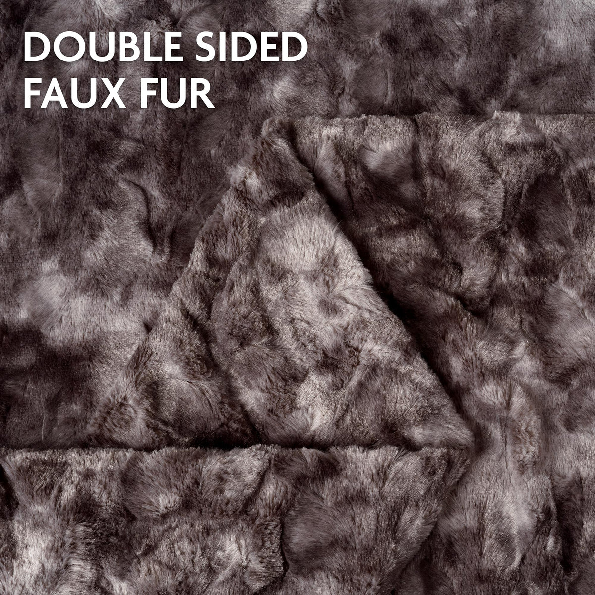 Dubbelzijdige Wolfsprint Woonplaid Extra Groot Zacht Kunstbont Fleece Deken Decoratief Warm Luxe Sofa | Sulvida