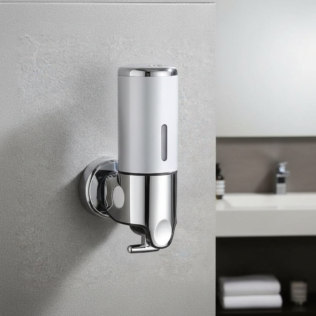 Wandzeepdispenser 500ml RVS – Pompflacon voor Badkamer Douche Toilet Wastafel – Lotion Shampoo Dispenser | Sulvida