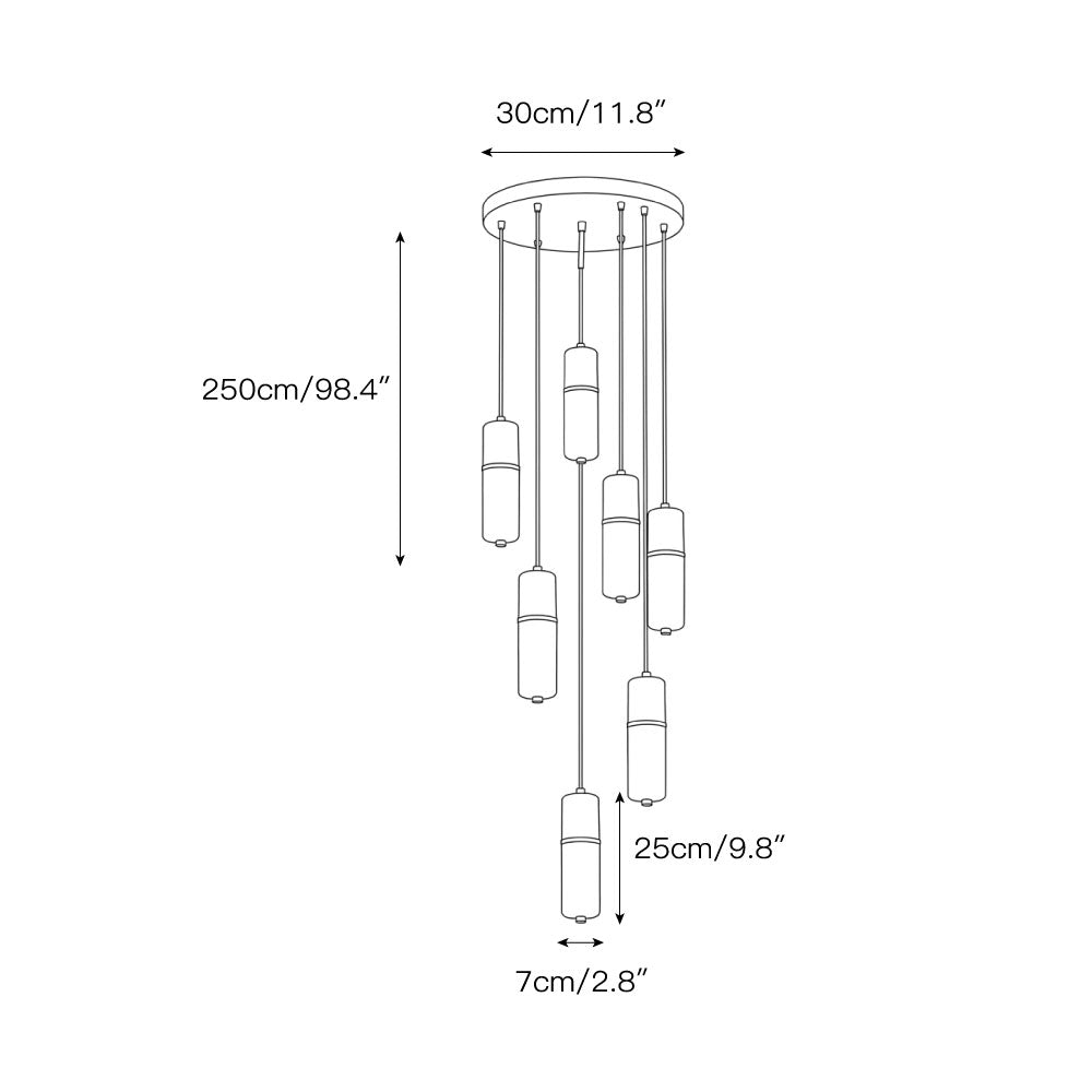 Hanglamp Messing Albast Kroonluchter LED Verlichting Trap Hal Woonkamer Eetkamer Verstelbare Hoogte Modern | Sulvida