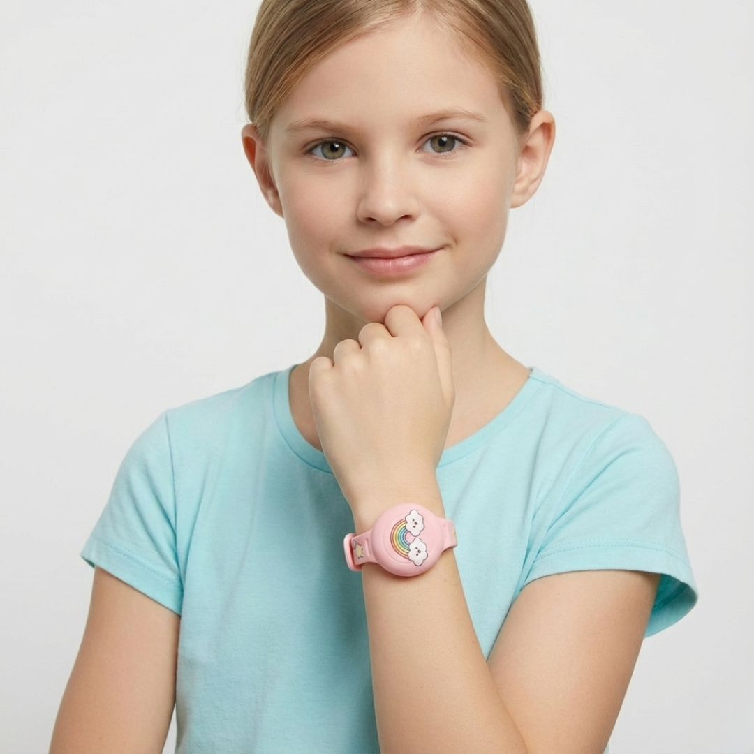 Siliconen GPS-polsband voor Kinderen – Verstelbaar, Waterdicht & Comfortabel Draagbaar Tracker Horloge | Sulvida