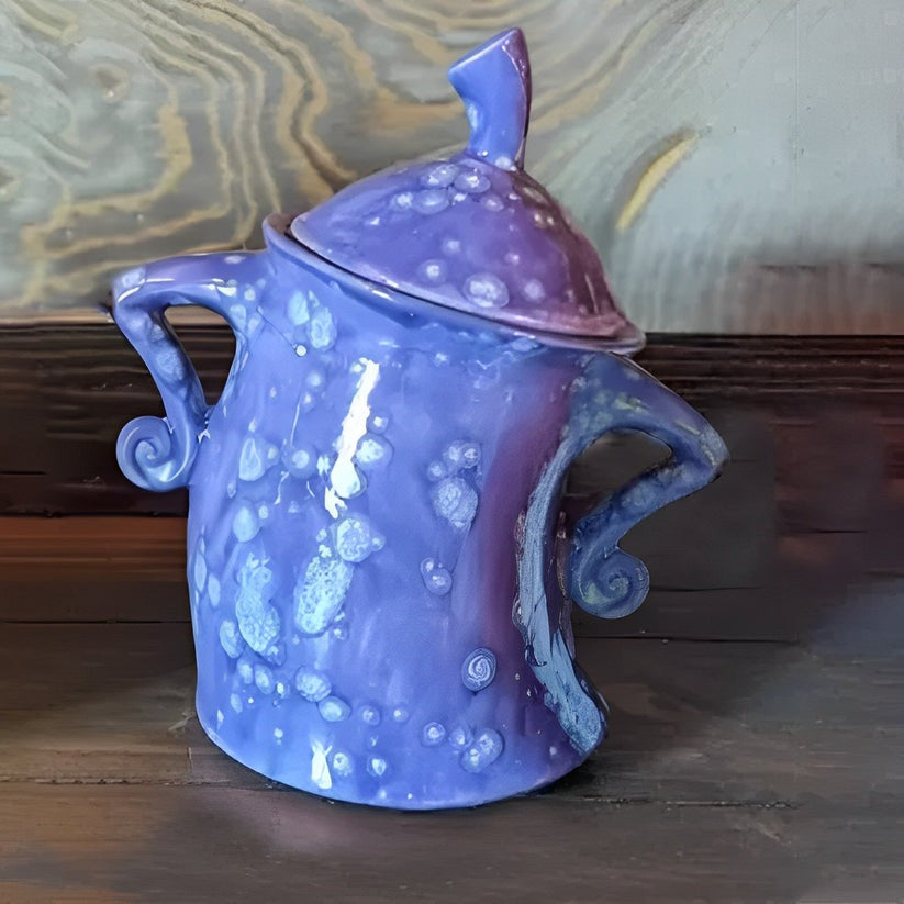 Voorraadpot met Handen in Zij – Decoratieve Opbergpot Synthetische Hars 17×20cm Keuken Interieur Opslag | Sulvida
