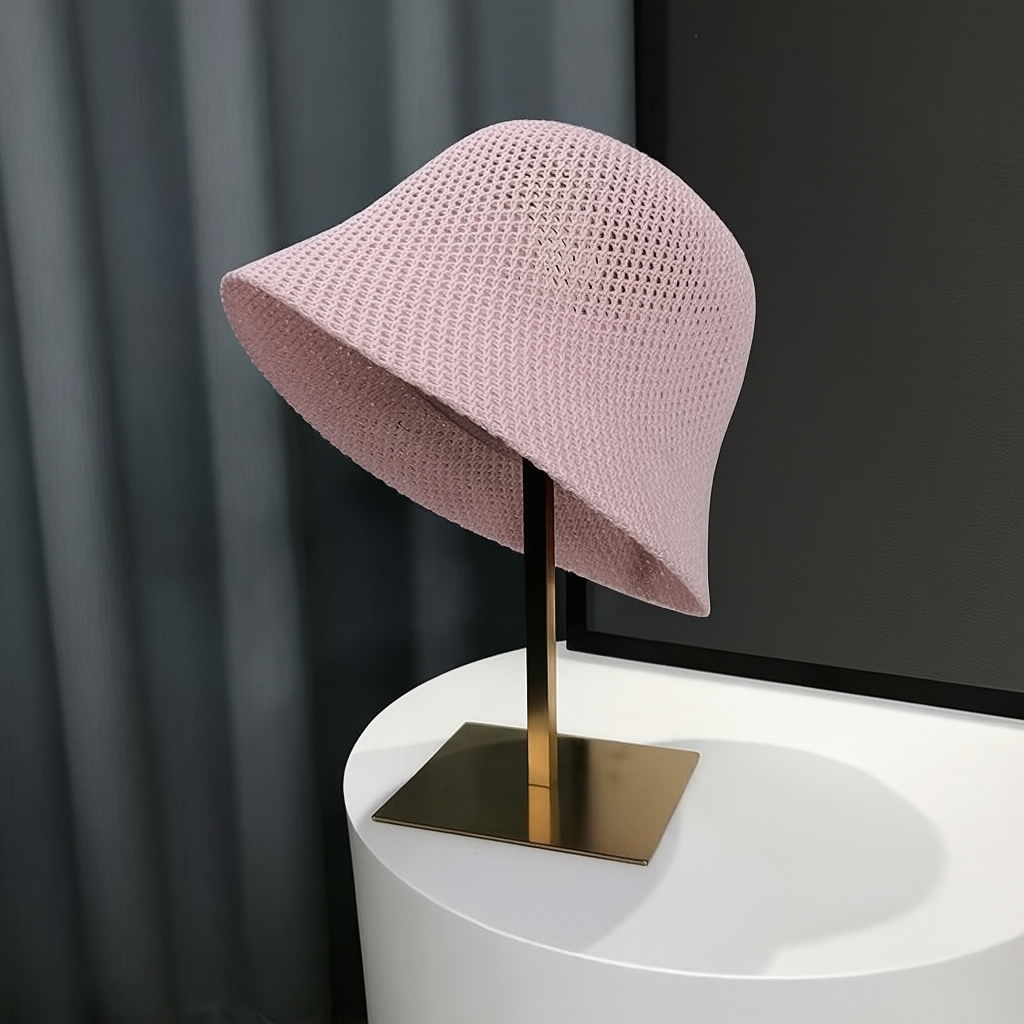 Dames Zomerhoed Bucket Style met Geperforeerde Structuur voor Optimale Luchtstroom en Zonbescherming | Sulvida
