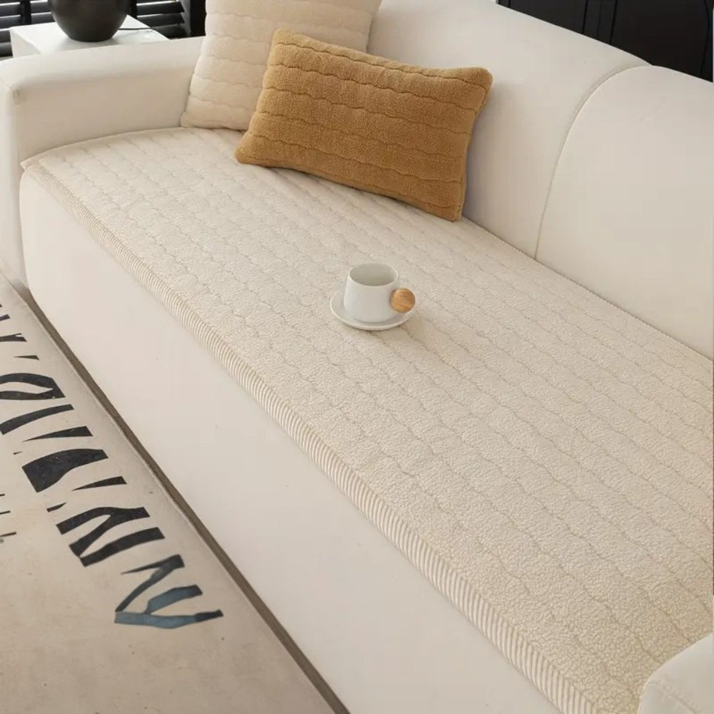 Zachte Bankhoes Pluche Microvezel Antislip Bescherming voor Bank Meubels Woonkamer Slaapkamer Interieur | Sulvida
