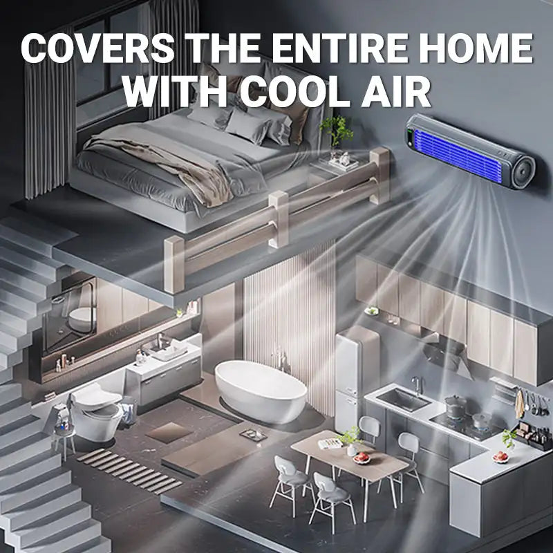 Draagbare Mini Airco 3 Snelheden Persoonlijke Luchtverfrisser Kantoor Reis Tafelblad USB Oplaadbaar Compact | Sulvida