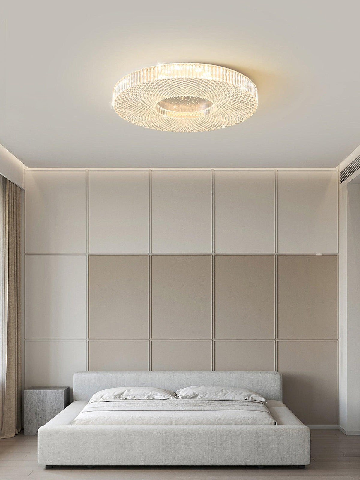 LED Plafondlamp Acryl Goud Wit Rond Luxe Dimbaar Modern Design Woonkamer Slaapkamer Entree Plafondverlichting | Sulvida