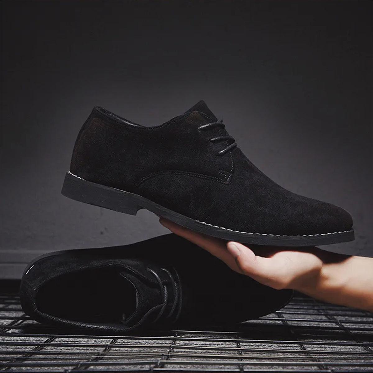 Derby Schoenen Heren Suède Veterschoenen Elegant Bruin Zwart Khaki Klassiek Comfortabel Casual Stijlvol | Sulvida