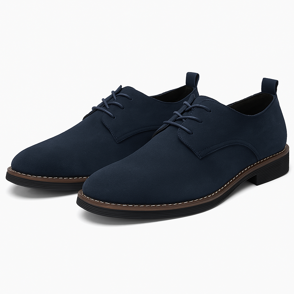 Klassieke Herenschoenen Derby Leren Veterschoen Zakelijk Elegant Glad Leer Formele Stijl Kantoor Mode | Sulvida