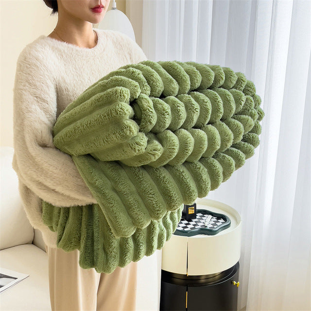 Luxe Teddy Deken – Ultrazacht en Warm Plaid voor Bank en Bed | Sulvida