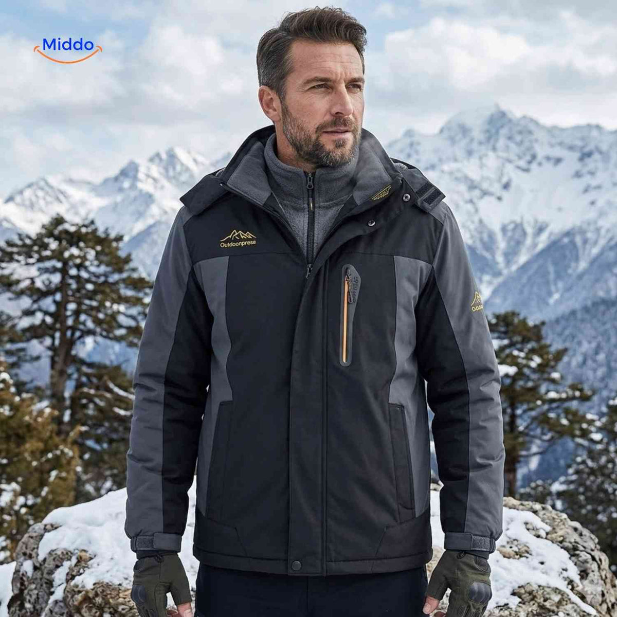 Gewatteerde Winterjas Waterdicht Winddicht Fleecevoering Outdoor Herfst Winter Warme Jas Heren Dames Winterkleding | Sulvida