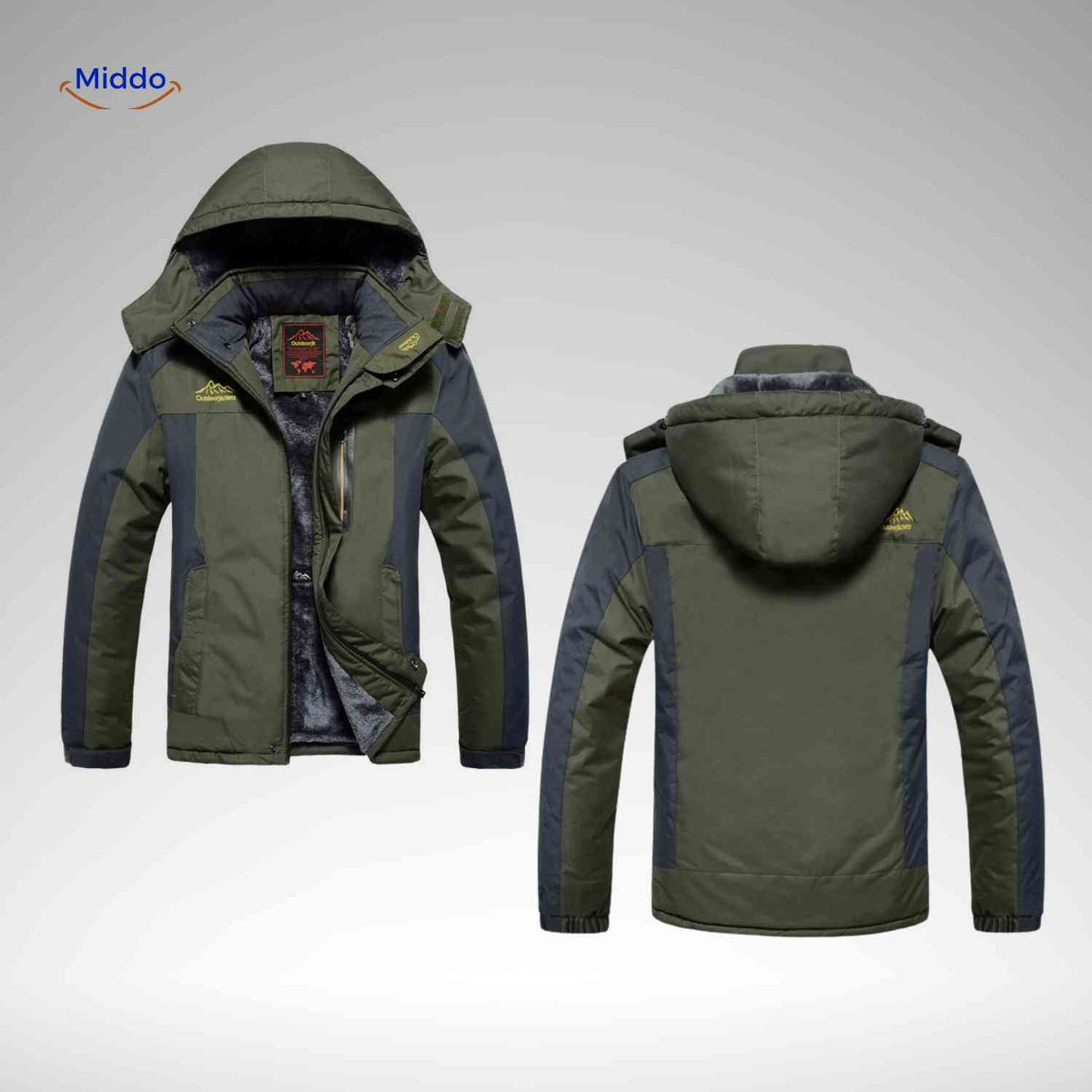 Gewatteerde Winterjas Waterdicht Winddicht Fleecevoering Outdoor Herfst Winter Warme Jas Heren Dames Winterkleding | Sulvida