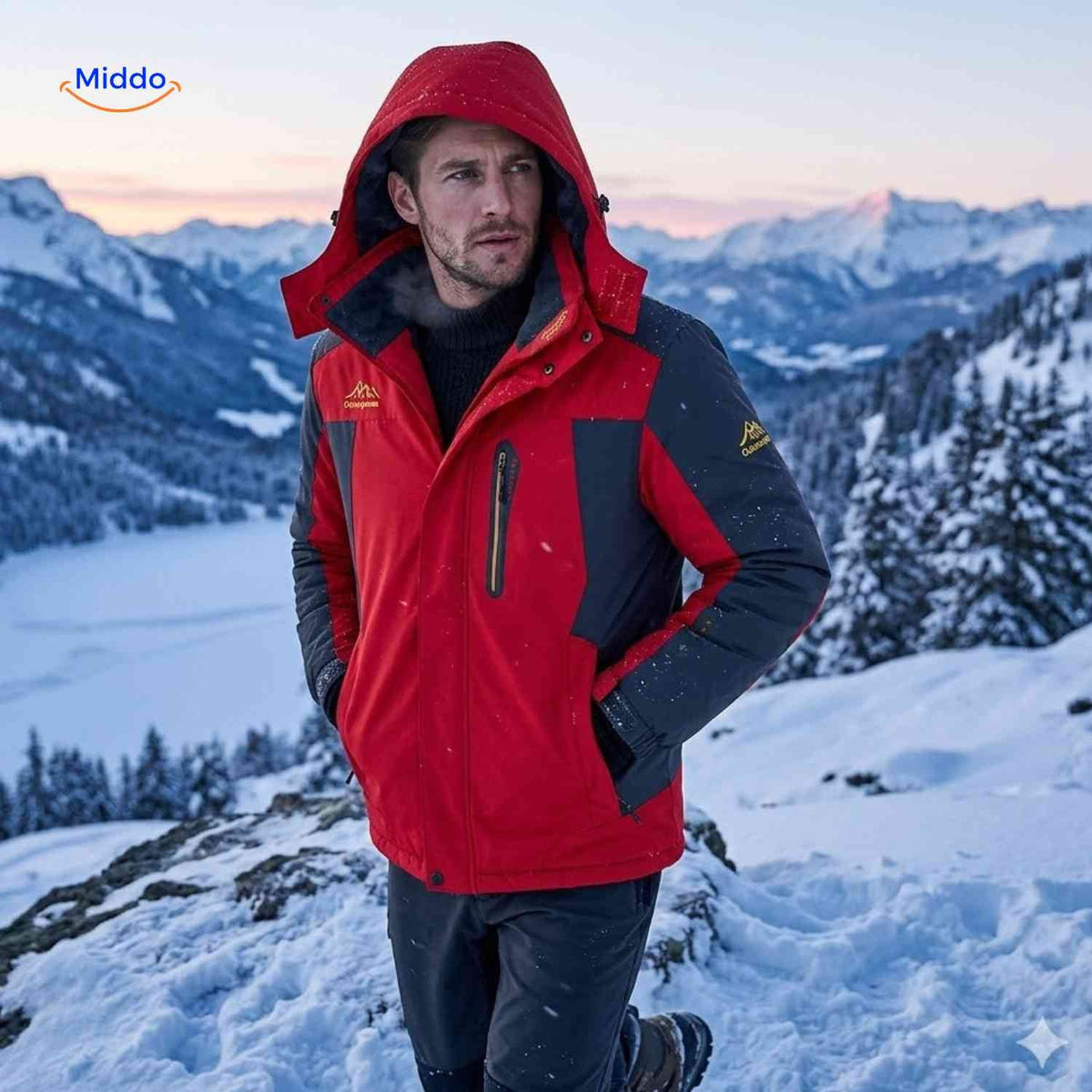 Gewatteerde Winterjas Waterdicht Winddicht Fleecevoering Outdoor Herfst Winter Warme Jas Heren Dames Winterkleding | Sulvida