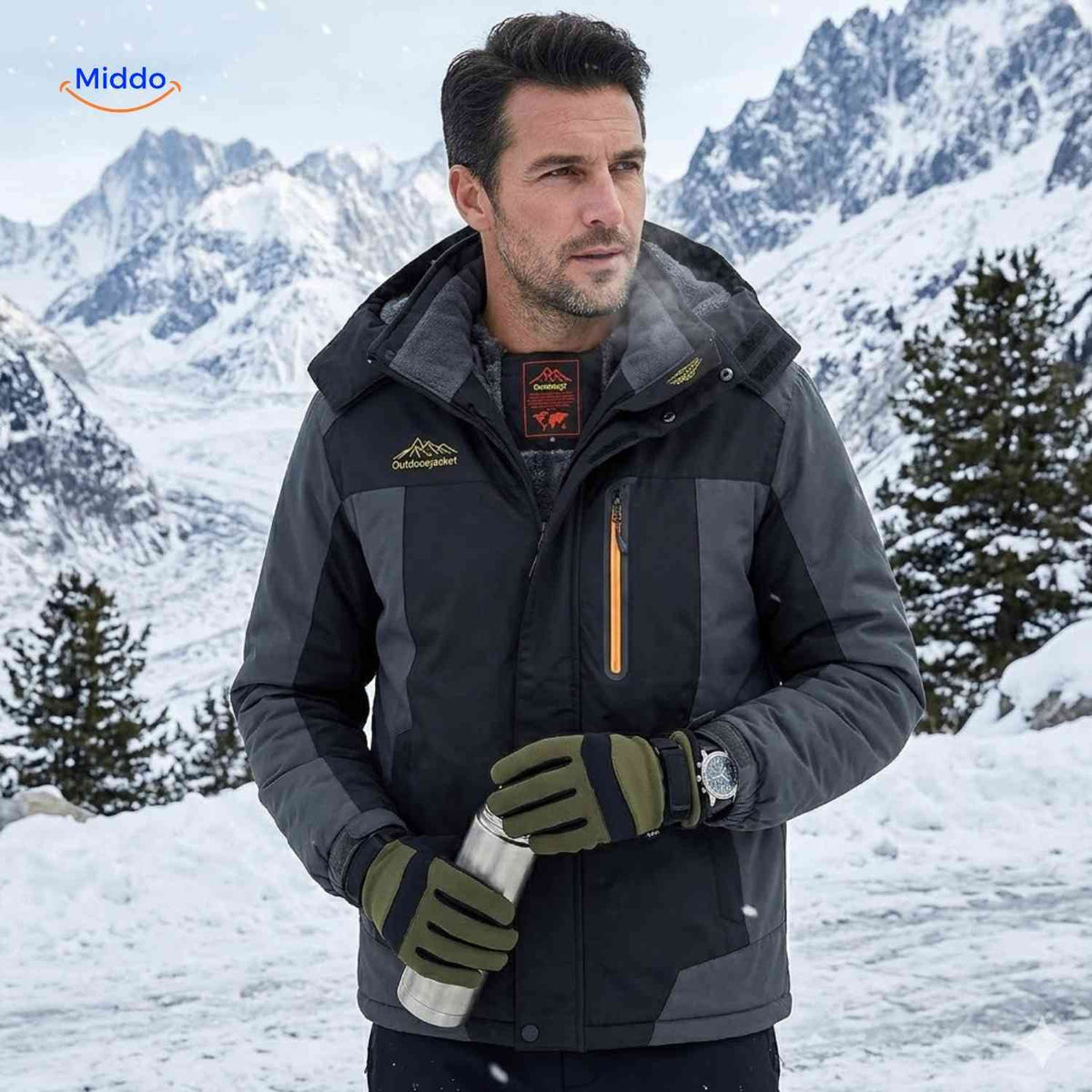 Gewatteerde Winterjas Waterdicht Winddicht Fleecevoering Outdoor Herfst Winter Warme Jas Heren Dames Winterkleding | Sulvida