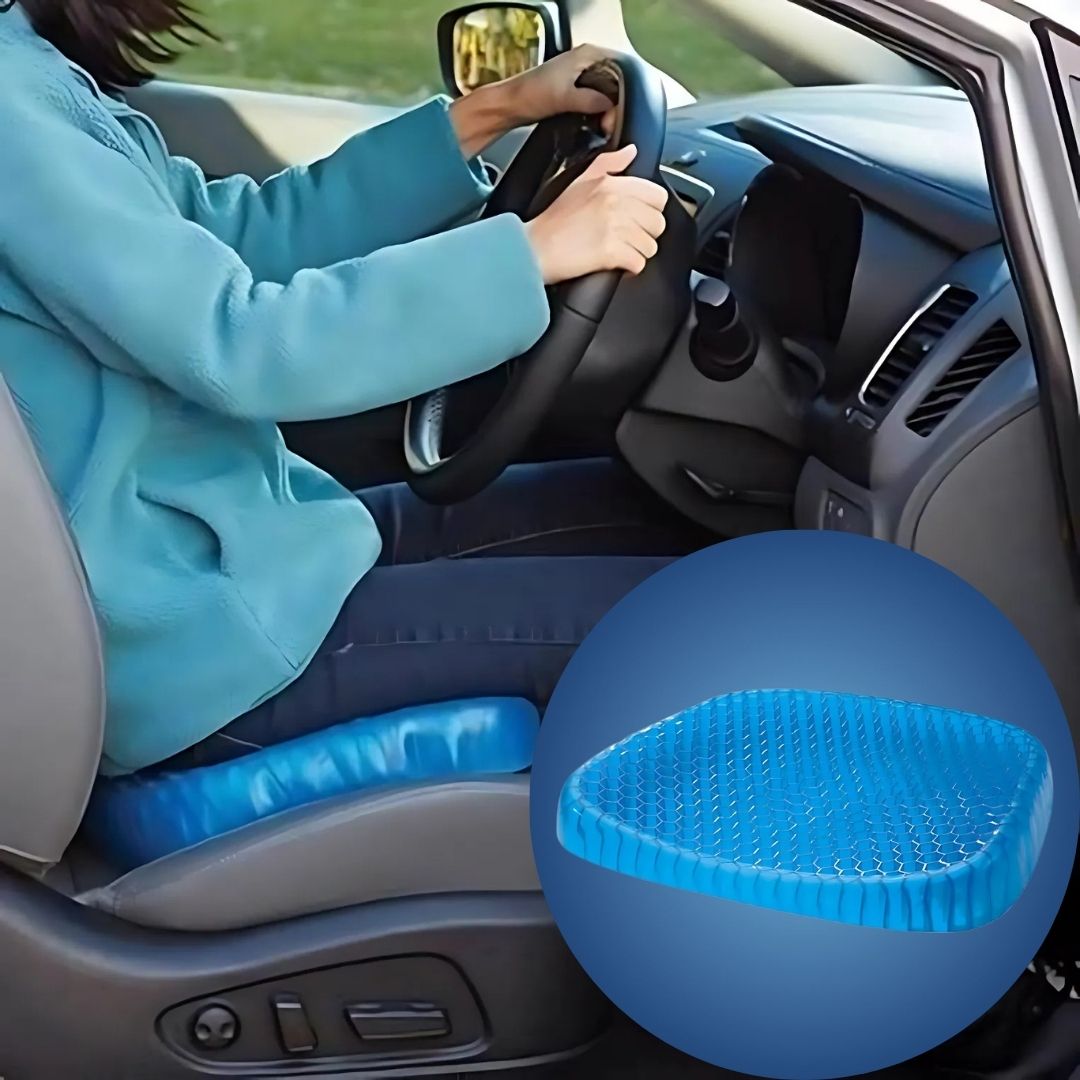 Orthopedisch Gelzitkussen met Drukverlaging Stuitsteun Ergonomisch Comfortkussen Voor Kantoor Auto Rolstoel | Sulvida