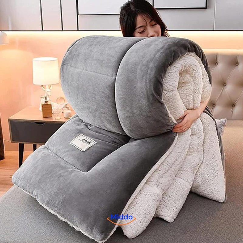 Verzwaringsdeken Wol Velvet 150x200 200x230 cm 2,5-4 kg Warmte Ontspanning Betere Slaap Rustgevend Comfort | Sulvida