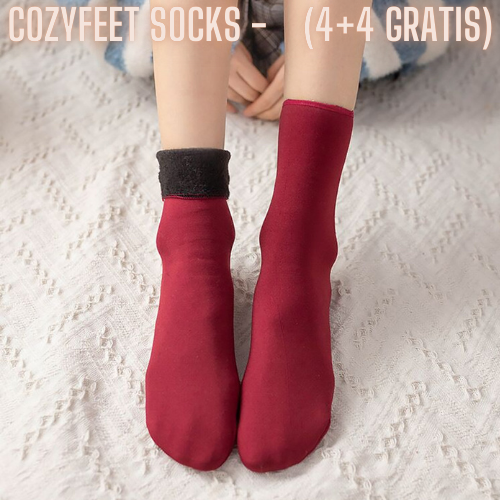 Fluwelen wintersokken set van 8 stuks – warme unisex sokken in 4 kleuren voor koude dagen en maximaal comfort | Sulvida