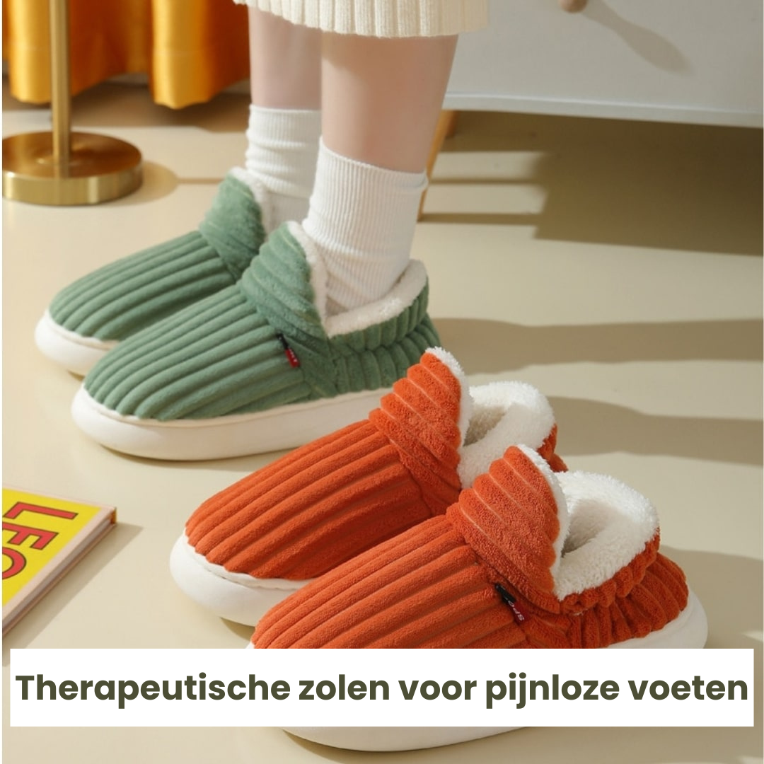 Fleece Pantoffels Therapeutisch Comfortabel Warm Winterschoeisel Antislip Binnenshuis Unisex Maat 36-47 | Sulvida
