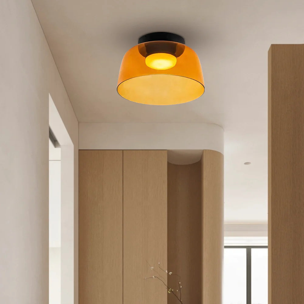Glazen Plafondlamp Gelaagd Design Meerdere Formaten Warm Wit LED Licht Eetkamer Woonkamer Keuken Slaapkamer | Sulvida