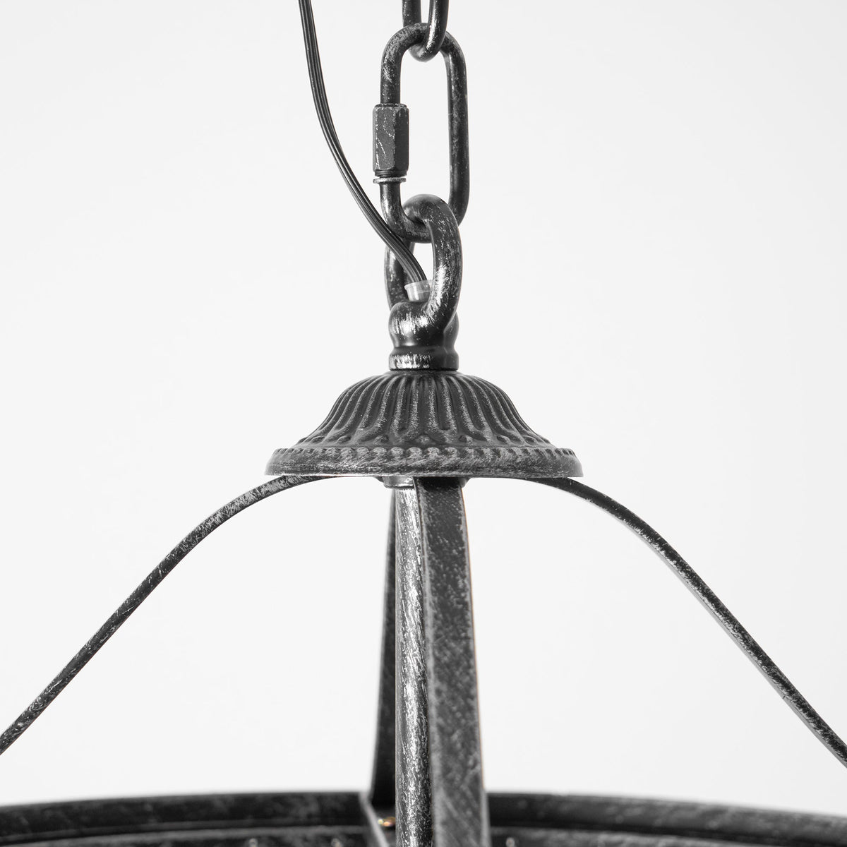 Kristallen Kroonluchter met Ijzeren Armen – Antiek Brons Vintage Plafondlamp voor Woonkamer Eetkamer | Sulvida