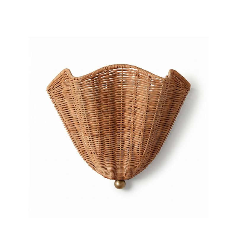 Wandlamp Rotan Natuurlijk Bruin E27 Wandverlichting Sfeervol Binnenruimte Woonkamer Bohemian Stijl Slaapkamer | Sulvida