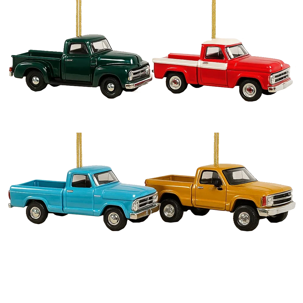 Adventskalender Pickuptrucks 24 Miniatuurmodellen Kerst Collectie Krachtige Voertuigen Speelgoed Kinderen | Sulvida
