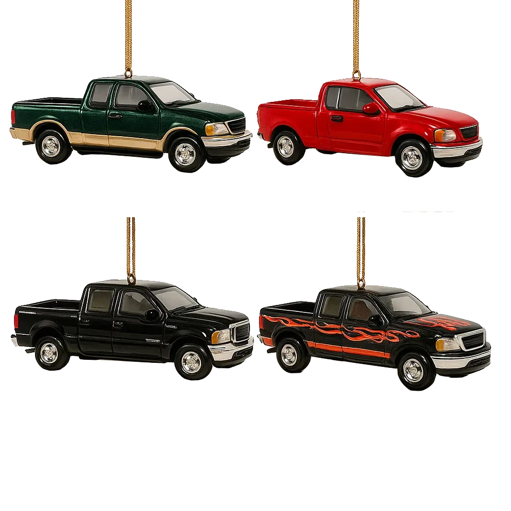 Adventskalender Pickuptrucks 24 Miniatuurmodellen Kerst Collectie Krachtige Voertuigen Speelgoed Kinderen | Sulvida