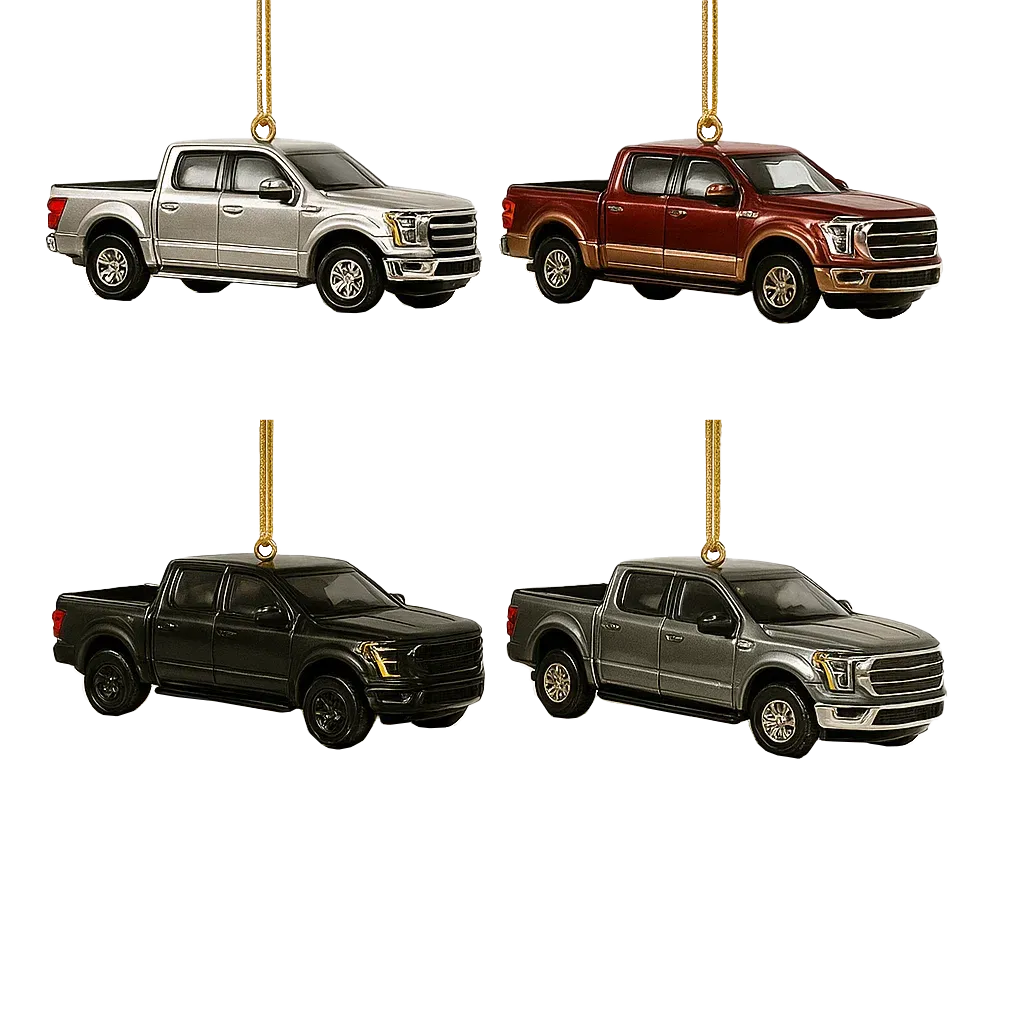 Adventskalender Pickuptrucks 24 Miniatuurmodellen Kerst Collectie Krachtige Voertuigen Speelgoed Kinderen | Sulvida