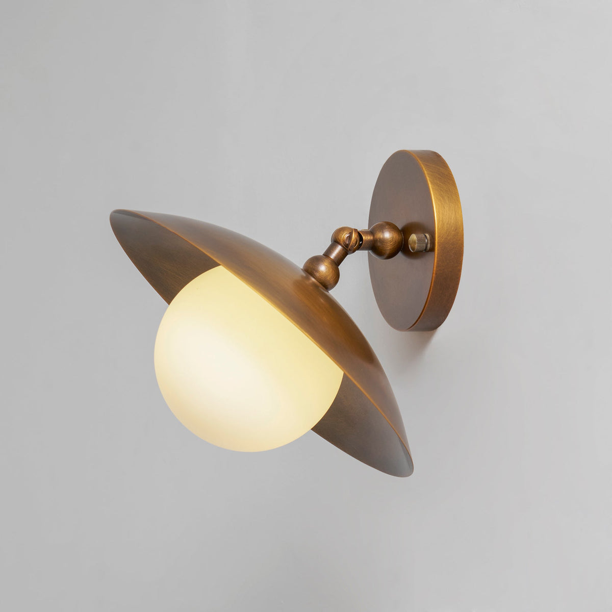 Plafondlamp Messing Glas Ø25cm Semi-Flush Klassiek Design G9 Fitting Handig Monteerbaar Woonkamer Slaapkamer | Sulvida