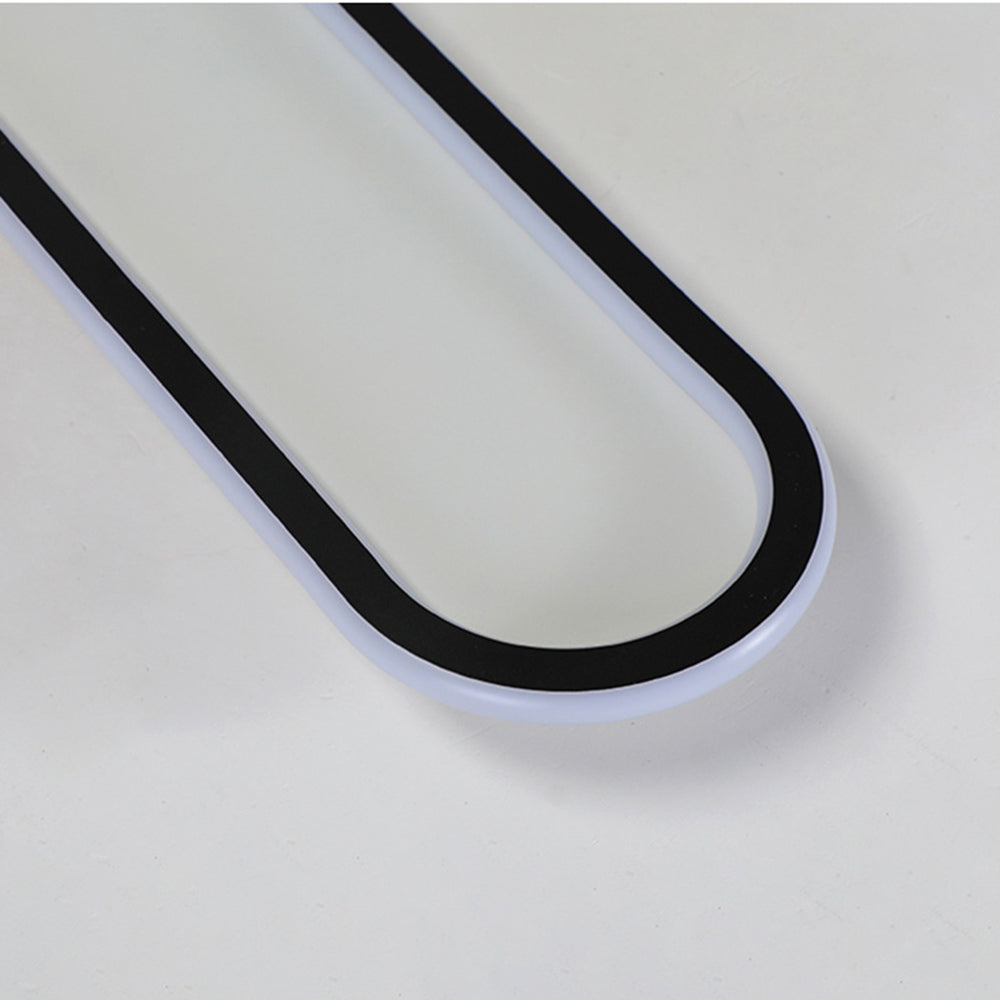 Rechthoekige LED Plafondlamp Inbouw Metaal Acryl Zwart Goud Roségoud Modern Design Woonkamer Slaapkamer | Sulvida