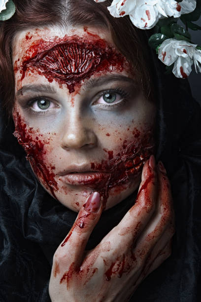 Halloween Schminkset Nepbloed 5-Delig Afwasbaar voor Zombie Horror Monster Kostuumeffecten Griezel Make-up | Sulvida