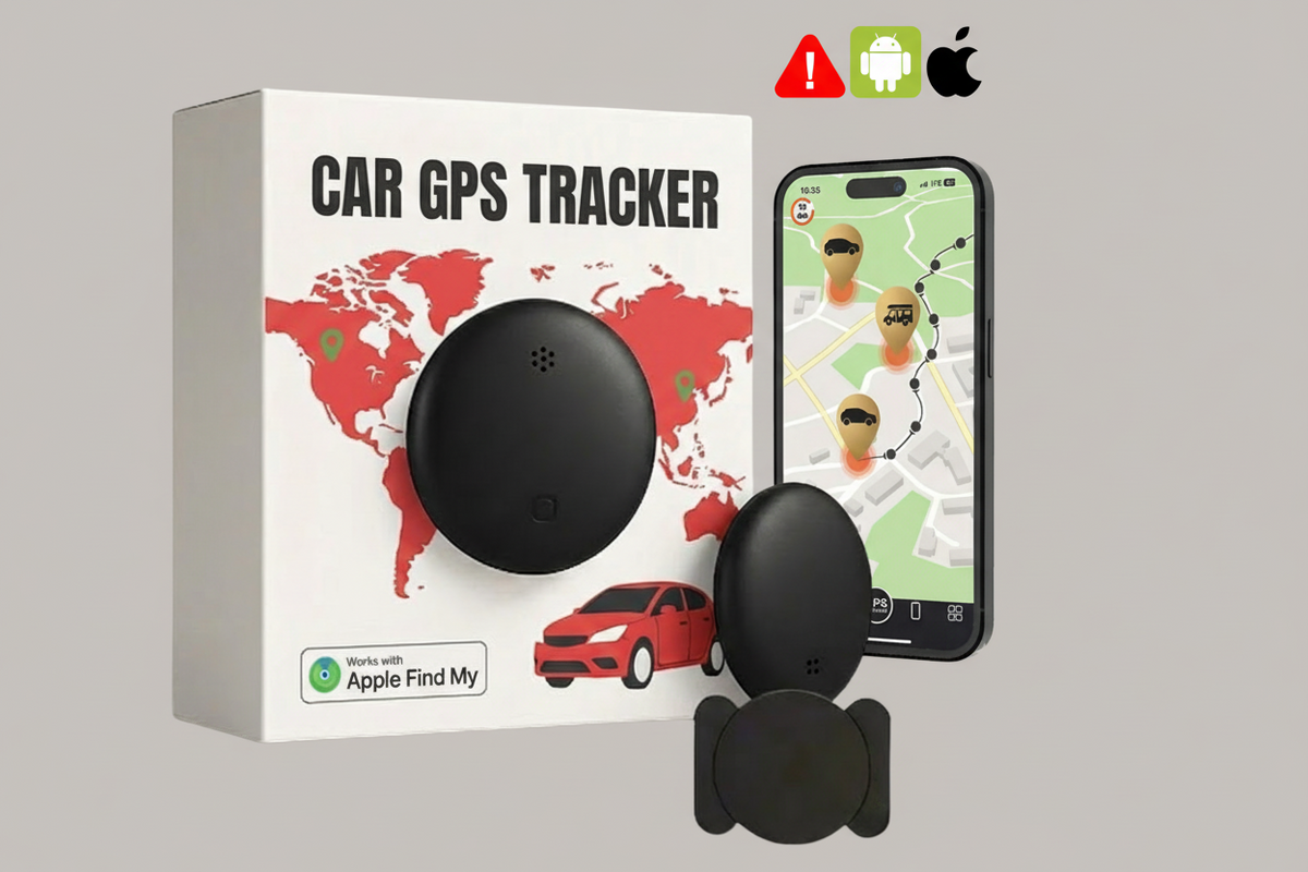 GPS-tracker voor voertuigen zonder abonnement real-time volgen Android iOS beveiliging auto motor fiets | Sulvida