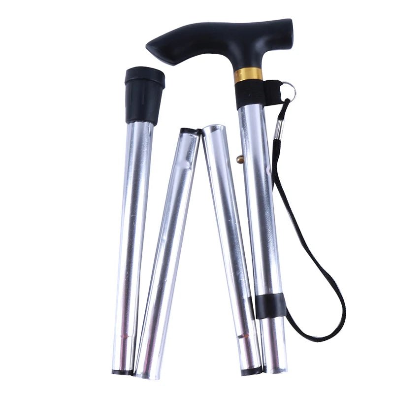 Opvouwbare Wandelstok Aluminium Lichtgewicht met Ergonomisch Handvat voor Senioren Revalidatie en Dagelijks Gebruik | Sulvida
