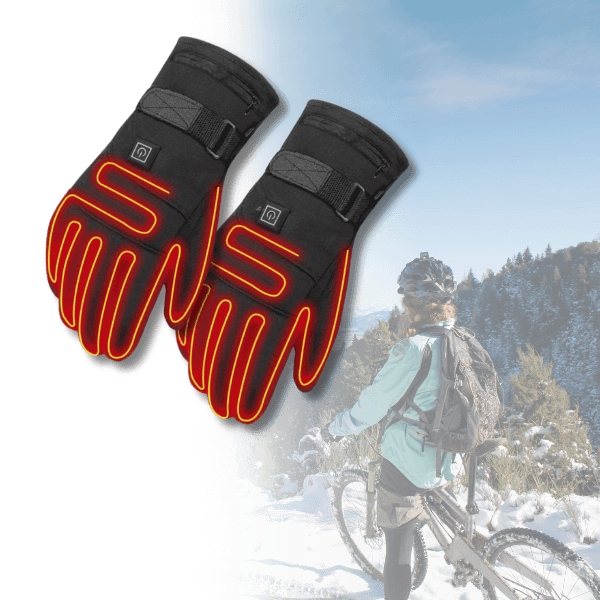Verwarmde Handschoenen met 3 Warmtestanden Waterbestendig Touchscreen Winter Skiën Snowboarden Outdoor | Sulvida