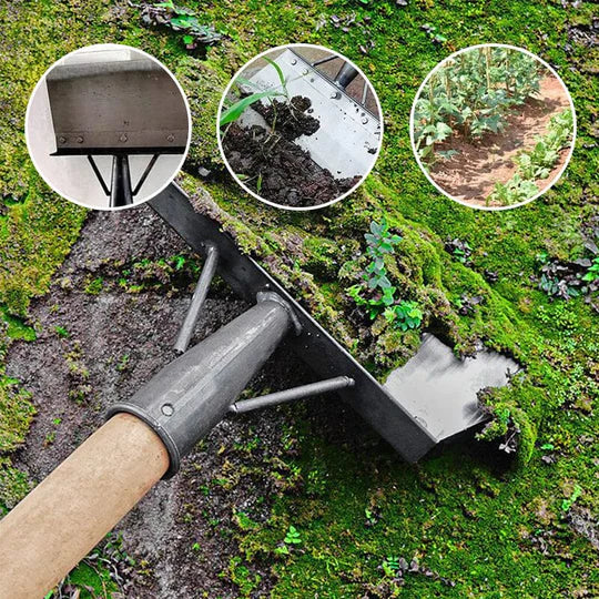 Multifunctionele Schoffel RVS Onkruidschoffel Terras Keuken Badkamer Vloerschraper Ergonomisch Tuingereedschap | Sulvida