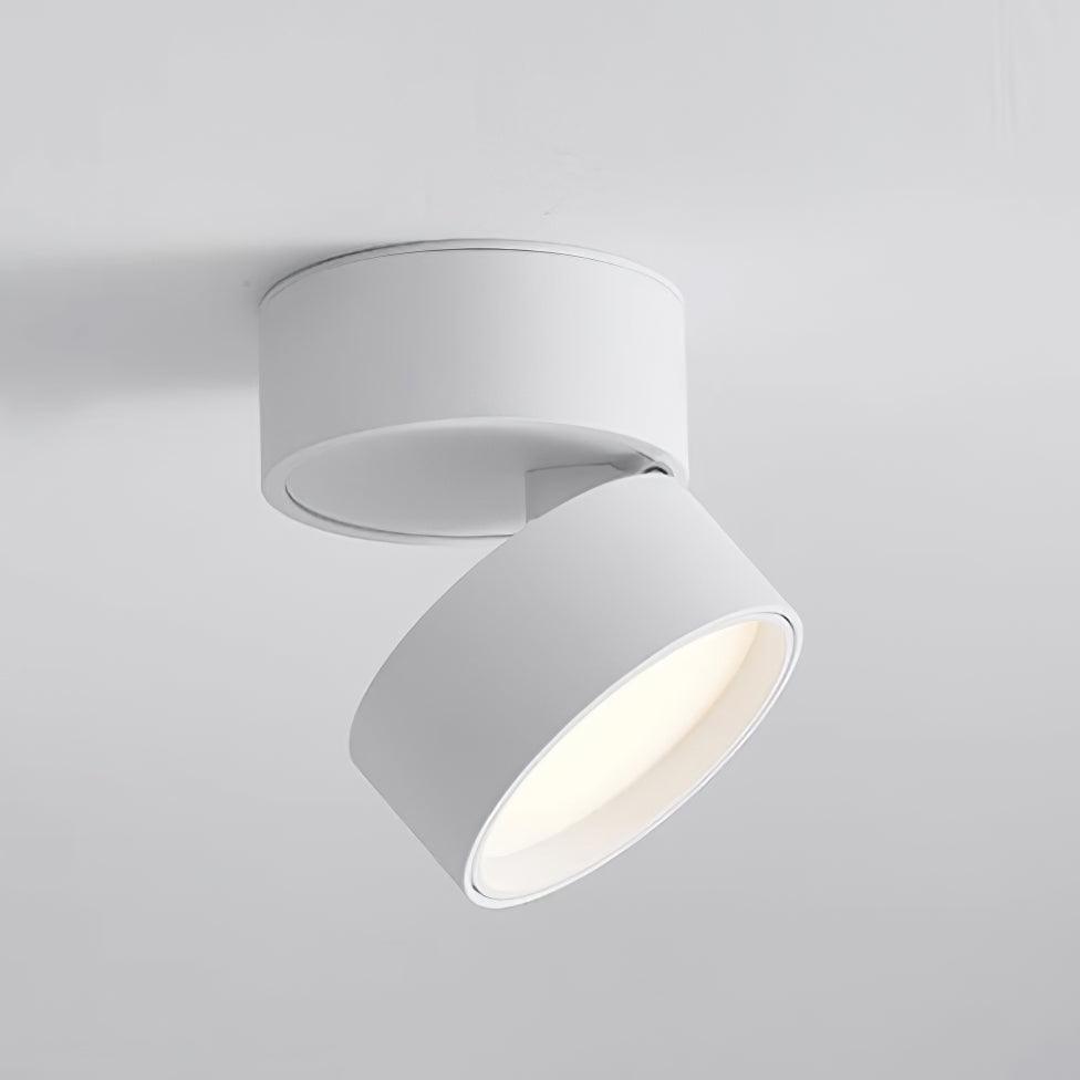 Verstelbare LED Plafondspot Aluminium Warm Wit 3000K Modern Minimalistisch Design Zwart Wit Accentverlichting | Sulvida
