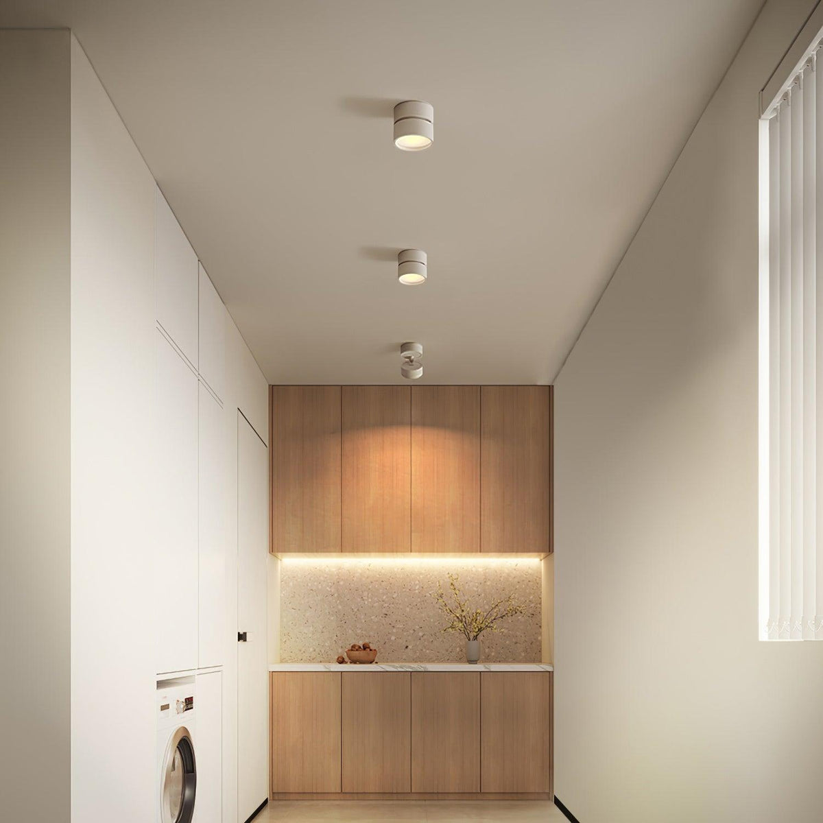 Verstelbare LED Plafondspot Aluminium Warm Wit 3000K Modern Minimalistisch Design Zwart Wit Accentverlichting | Sulvida